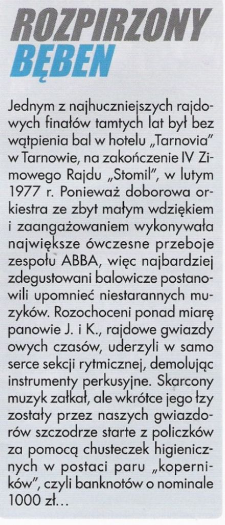 4 Rajd Stomil 1977r